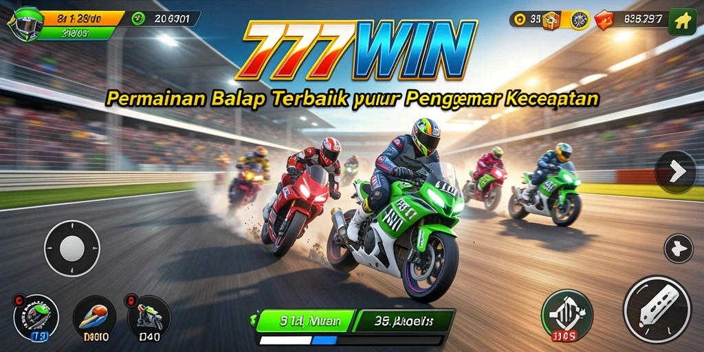 Gameplay balap mendebarkan di 777WIN menunjukkan aksi luar biasa.