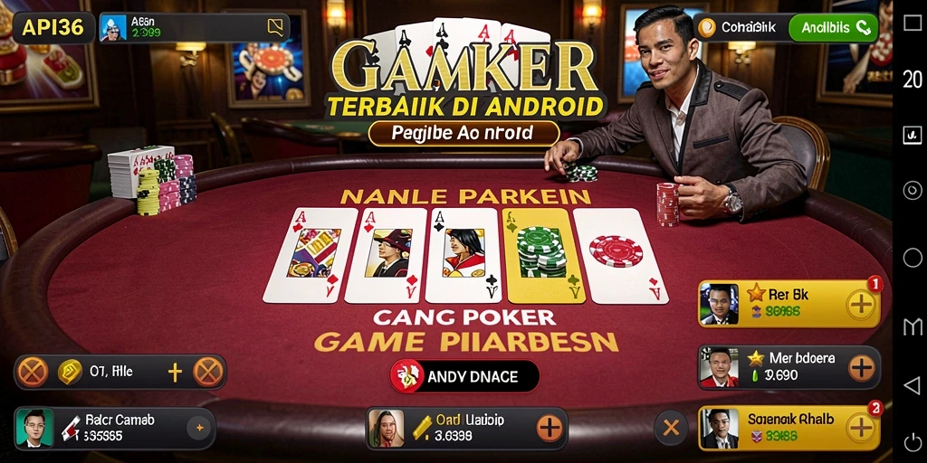 Screenshot menarik merangkum keseruan bermain Poker di API36.
