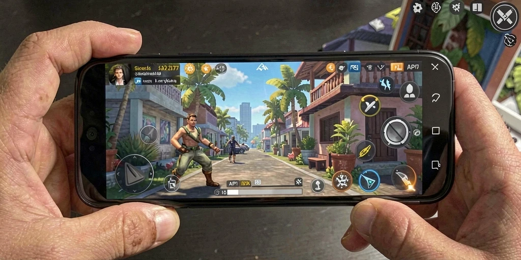 Tampilan gameplay interaktif dan realistis API77.