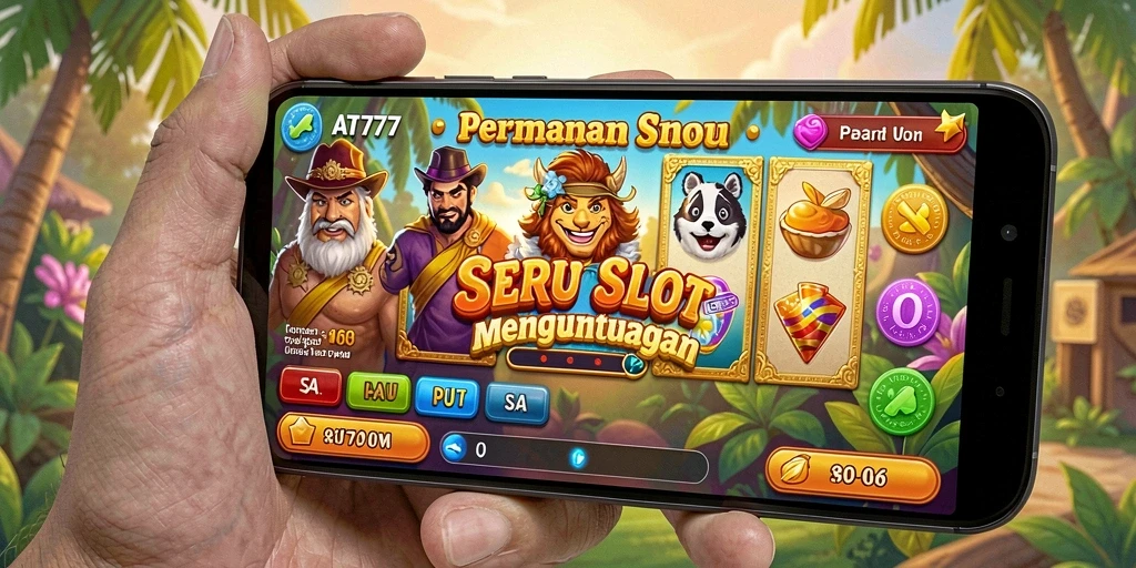 Tampilan menarik dari permainan Slot AT777 yang penuh warna dan mendebarkan.