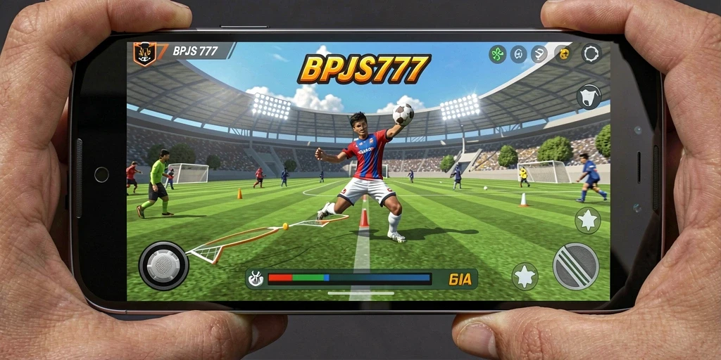 Screenshot gameplay BPJS777 menampilkan aksi olahraga yang seru dan menegangkan.