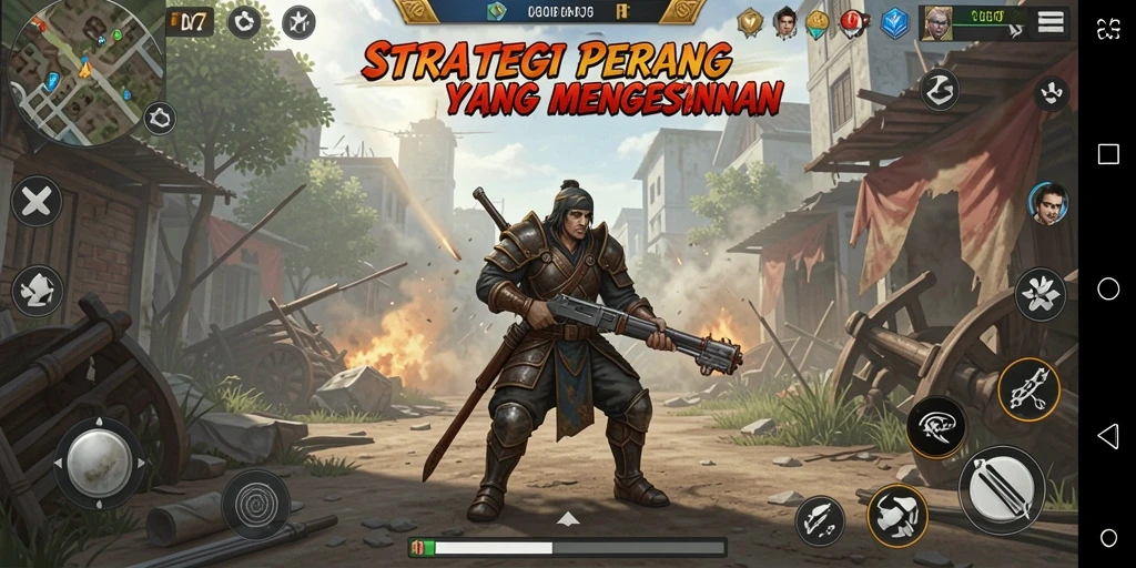 Tampilan gameplay epik di C0077 yang menarik.
