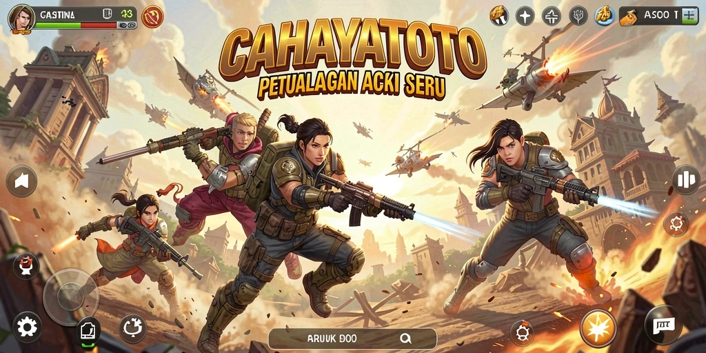 Tampilan menarik gameplay CAHAYATOTO dengan aksi mendebarkan.