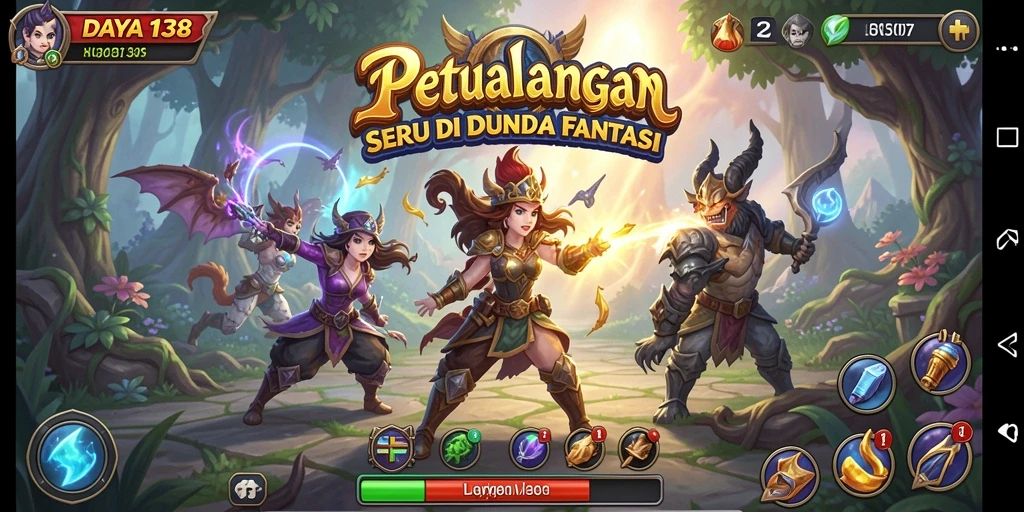 Tampilan gameplay menakjubkan dari petualangan seru di DAYA138.