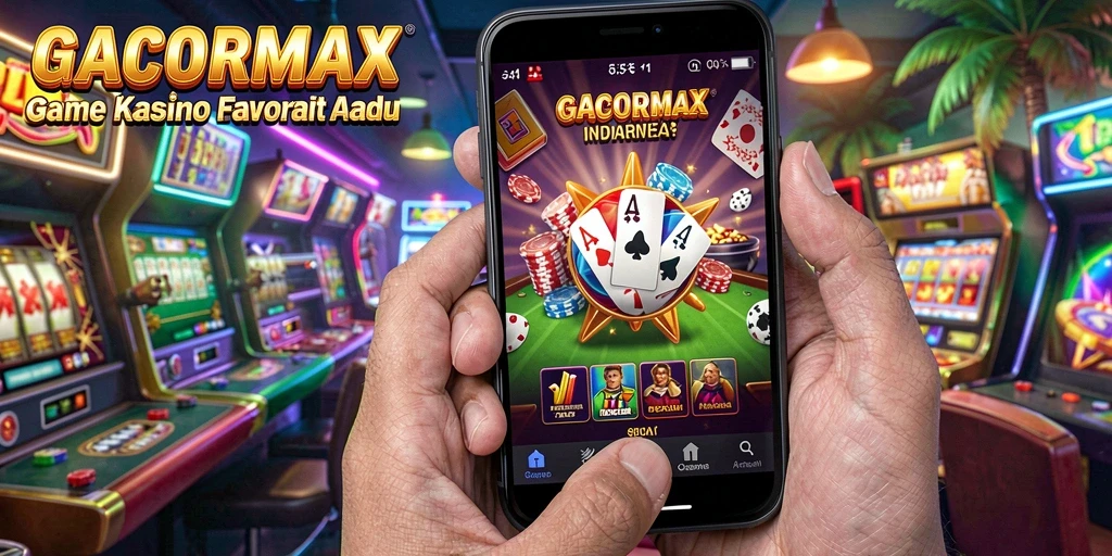 Tampilan menarik dari gameplay Kasino dalam GACORMAX.