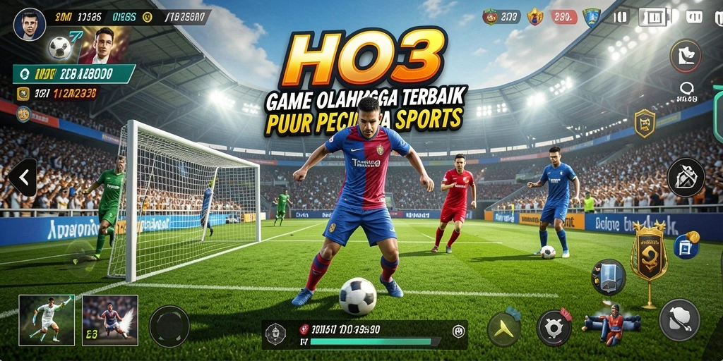 Tampilan gameplay menarik dari HO3 dalam suasana kompetisi olahraga.