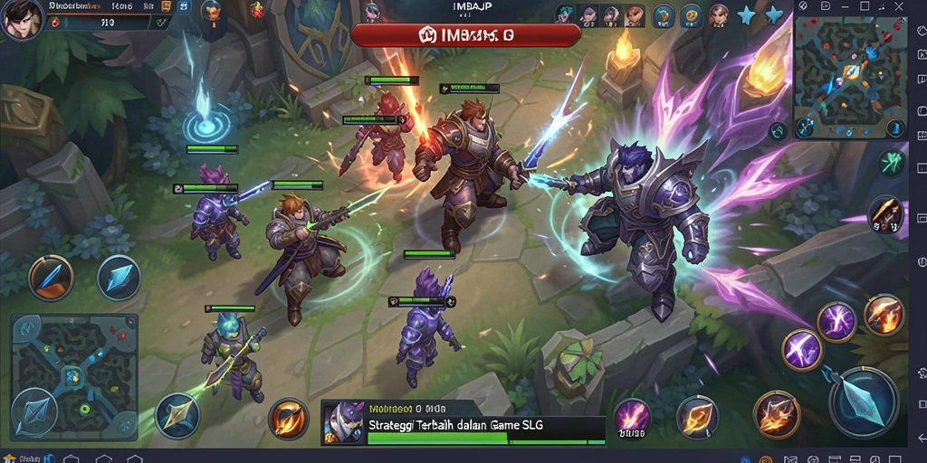 Tampilan gameplay seru dalam IMBAJP dengan strategi yang menegangkan.