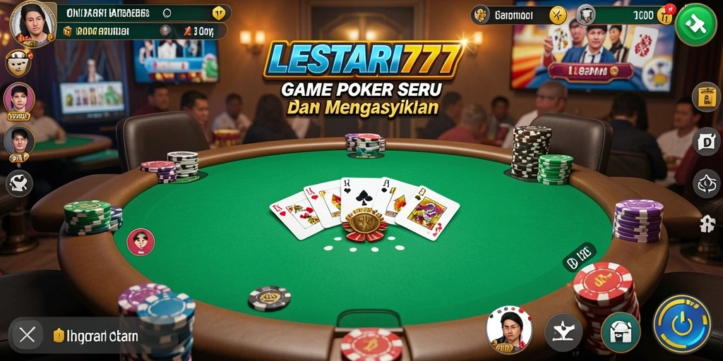Tampilan gameplay menegangkan di LESTARI777 dengan pemain bersaing.