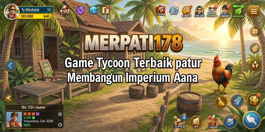 Tampilan gameplay menarik dalam game Tycoon MERPATI178.