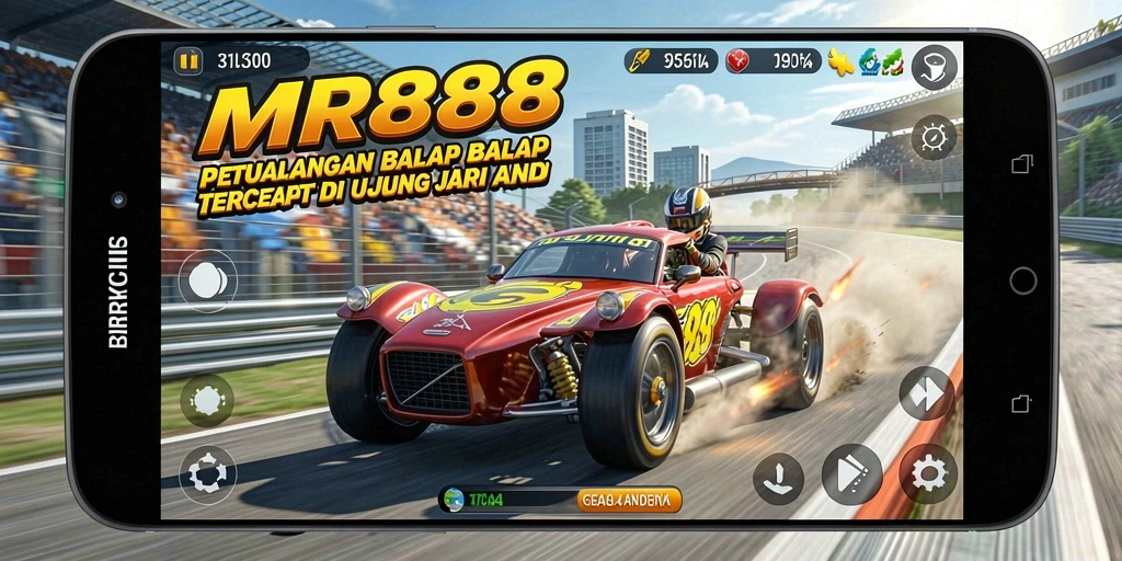 Gameplay balap seru dan mendebarkan di MR888.