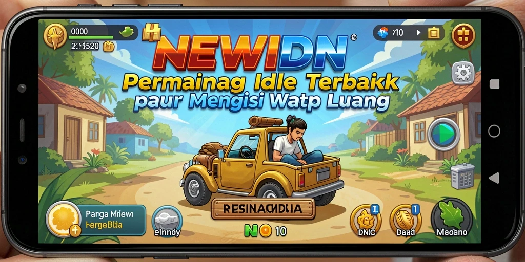 Tampilan gameplay <strong>NEWIDN</strong> yang menarik dan santai saat bermain Idle.