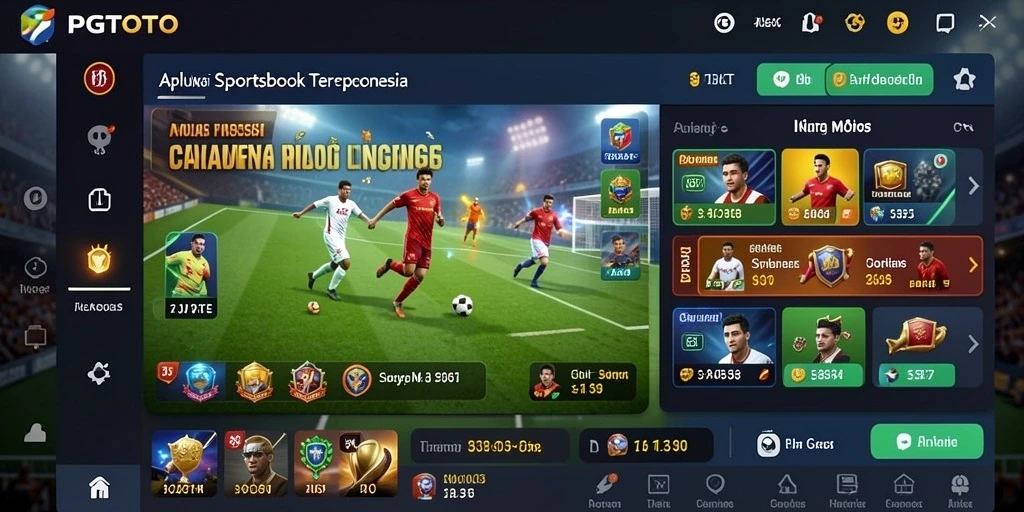 Tampilan antarmuka aplikasi PGTOTO saat pengguna melakukan taruhan.