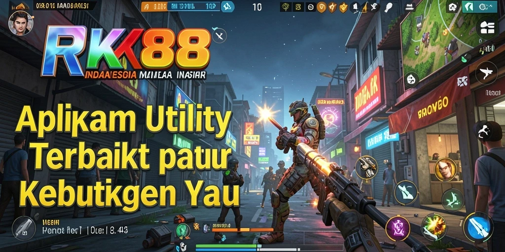 Tampilan utama RK88 menunjukkan kemudahan navigasi dalam aplikasi Utility.