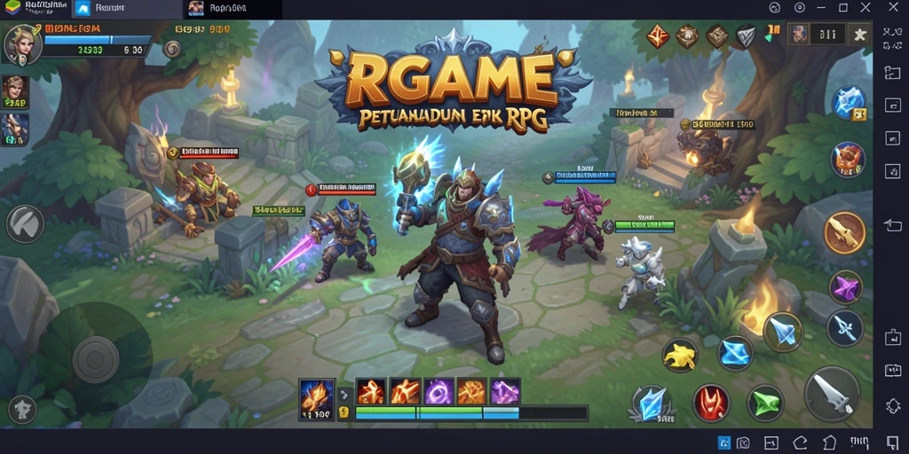 Tampilan gameplay RPGAME yang menarik dan menantang.