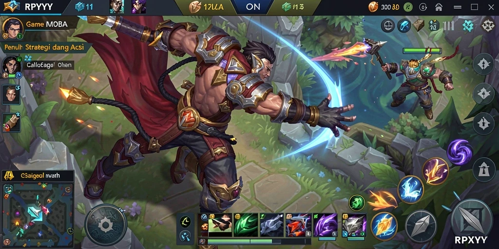 Tangkapan layar gameplay RPYYY yang menarik dan penuh aksi.