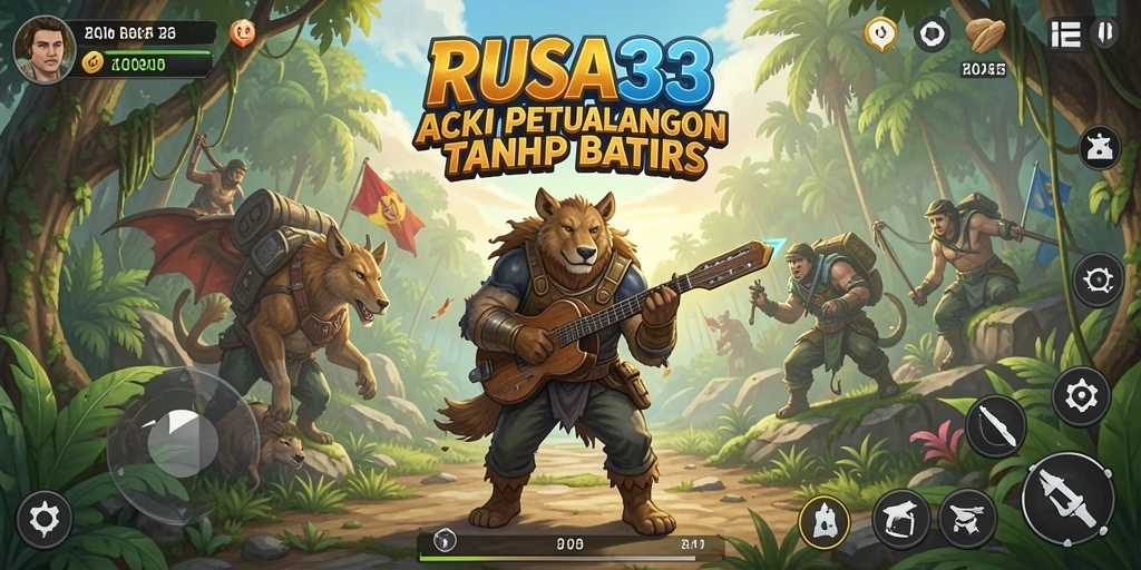 Tampilan seru gameplay RUSA33 yang penuh aksi.