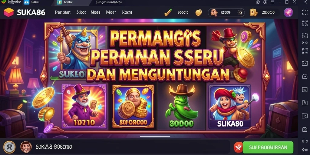 Tampilan menarik dari gameplay <strong>SUKA86</strong> yang menawan.