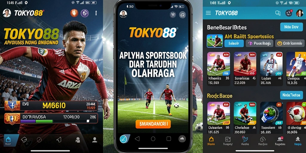 Tampilan utama gameplay TOKYO88 untuk taruhan olahraga.