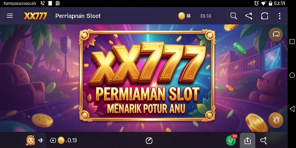 Screenshot XXX777 menampilkan gameplay Slot yang mengasyikkan.